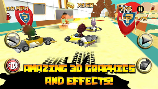 Kartoon Crazy Racing