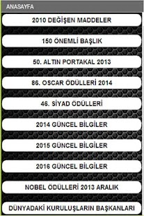 Lastest KPSS 2014 GÜNCEL BİLGİLER APK for PC