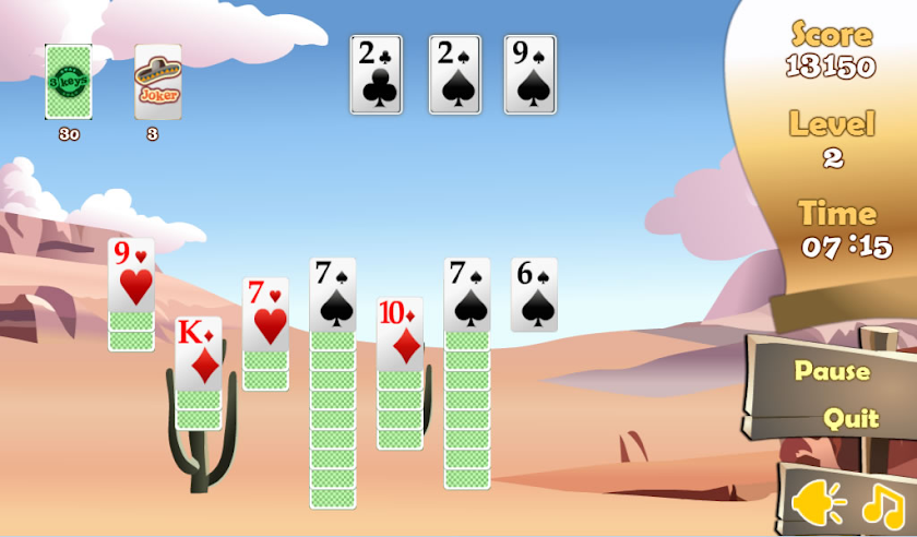 3 Keys Solitaire Screen 3