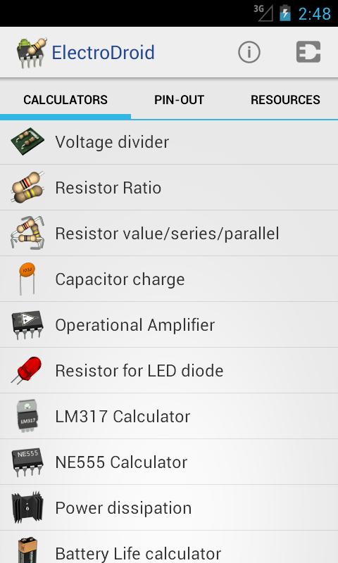 ElectroDroid Pro - screenshot
