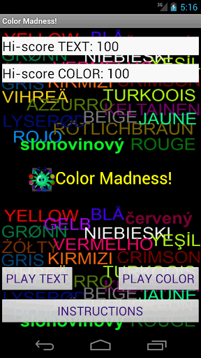 【免費休閒App】Color Madness!-APP點子