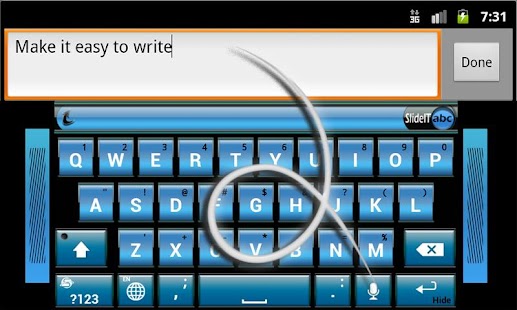 How to mod SlideIT Blue Metal Skin patch 4.0 apk for pc
