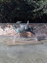 Deer Creek Statue and fountain