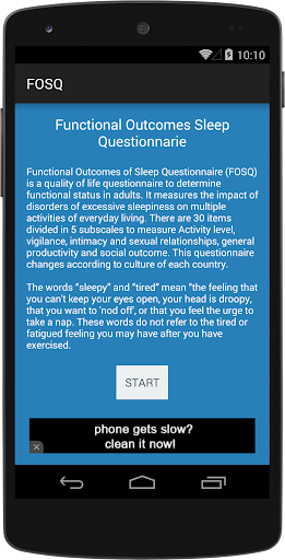 FOSQ Questionnaire