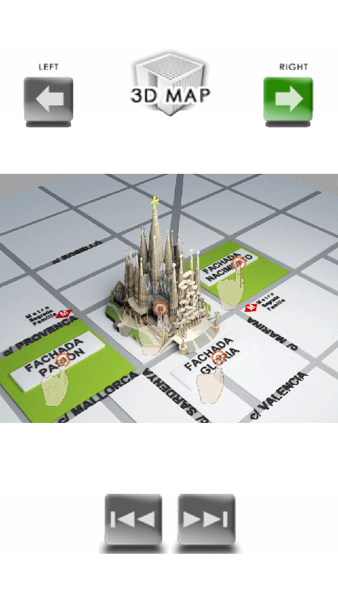 Android application Sagrada Familia Castellano screenshort