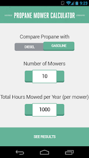 Propane Mower Calculator - náhled