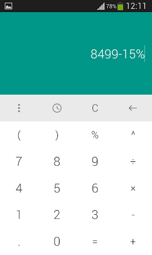 Touch Solve Calculator