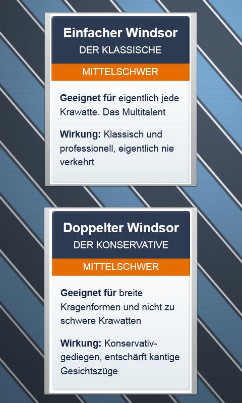 Krawatte binden - Pro Version Screen 2