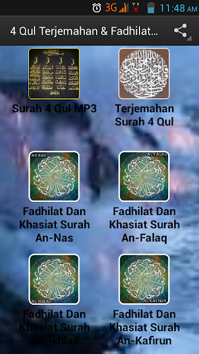 4 Qul Terjemahan Fadhilatnya