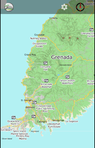GRENADA travel map