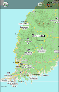 Android application GRENADA travel map screenshot