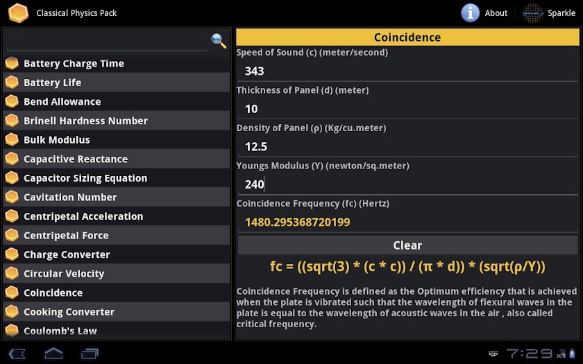 Classical Physics Pack Tablet Screen 1