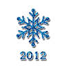 Magical White Christmas GO SMS Application icon