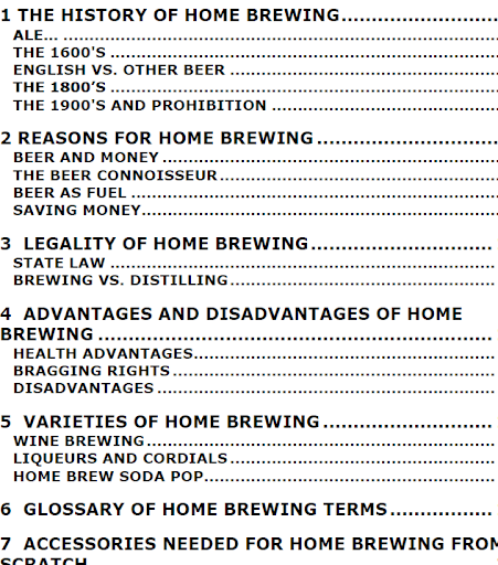 Home Brew Journal
