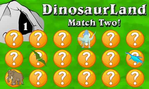 Dinosaur Land - Match Two FREE