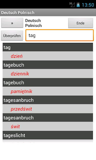 Polish German Dictionary