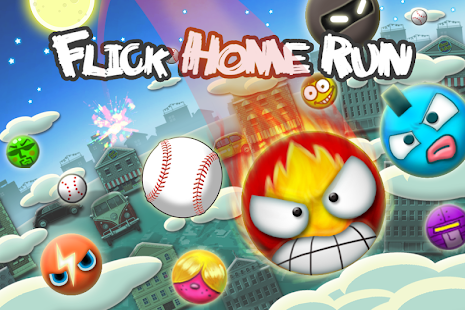 Flick Home Run baseball game
