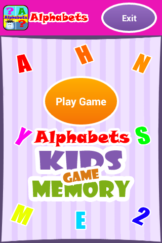 Alphabets - Kids Memory Game