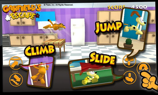 Игра "Garfield's Escape" на Андроид