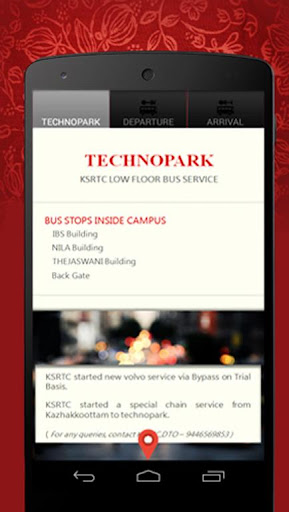 Technopark KSRTC Bus