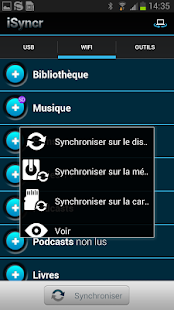 iSyncr pour iTunes - PC - screenshot thumbnail