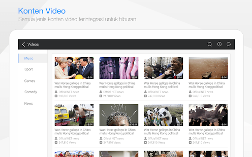 download DU Browser untuk Tablet free