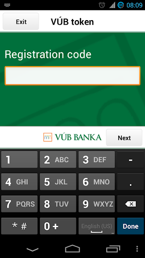 VUB Mobile Token