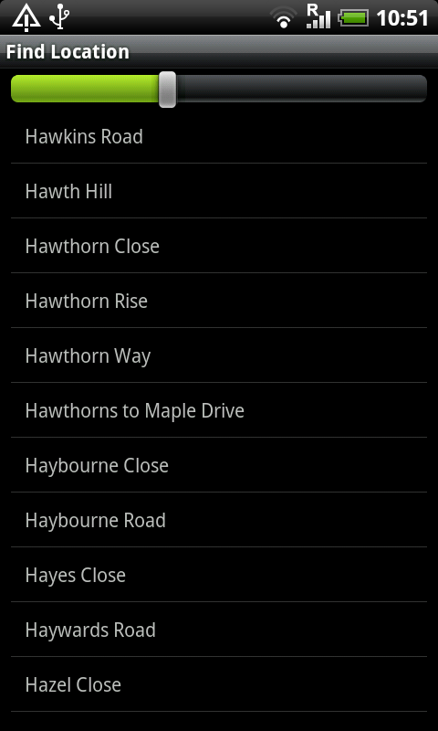 Brighton Street Map Screen 2