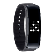 Binary V Clock for Gear Fit