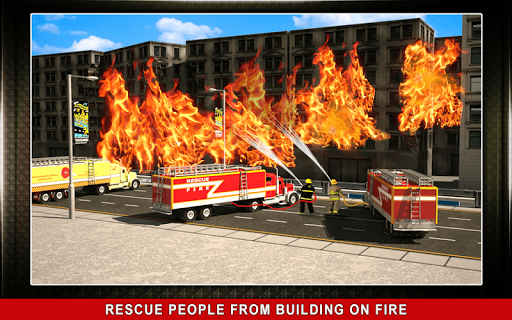 911 Rescue Fire Truck 3D Sim (Unlocked)