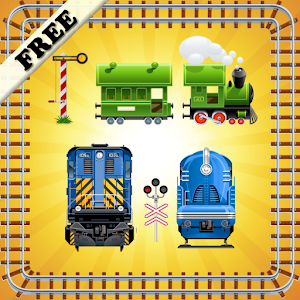 Toy Train Puzzles for Toddlers logo