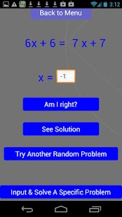 Linear Equation Solver 1 -Full Screenshots 1