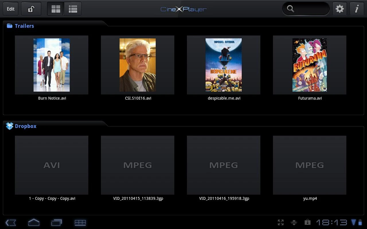 CineXPlayer -Best Xvid Player - screenshot