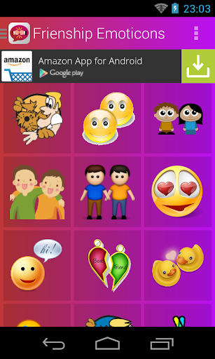 Friendship Emoticons