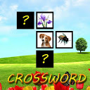 English Crossword puzzle game mobile app icon