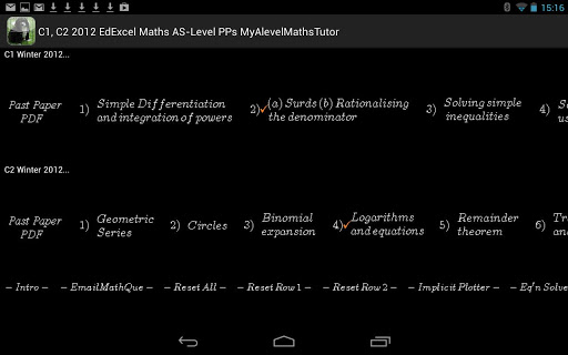 免費下載教育APP|C1-2 EdExcel Jan 2012 Past Pap app開箱文|APP開箱王