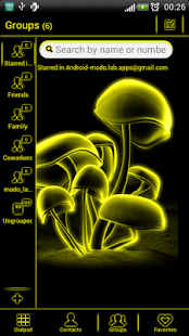 How to get Yellow Neon GO contacts theme lastet apk for laptop