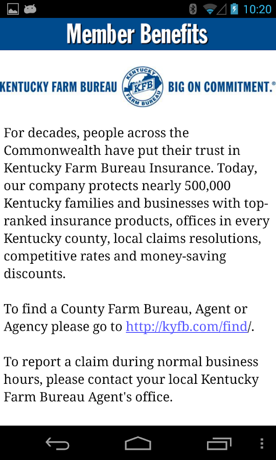 Kentucky Farm Bureau Android Apps on Google Play