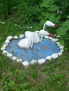 Swans Sculpture