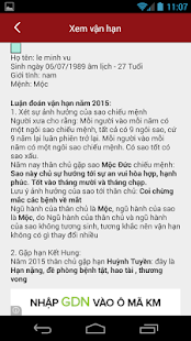 Xem Boi Tu Vi 2015 Free Screenshots 2