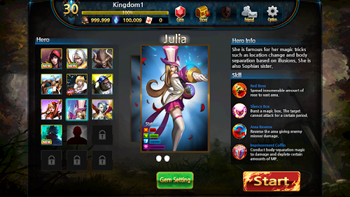 Android application Soul of Legends screenshort
