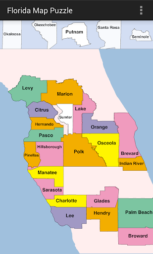 Florida Map Puzzle