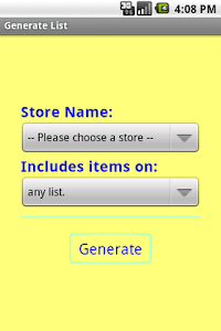 Simple Shopping List screenshot 2
