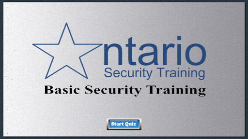 Basic Security Guard Training