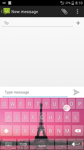 Pink Paris Keyboard