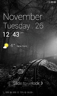 Lastest Railroad Dodol Locker Theme APK