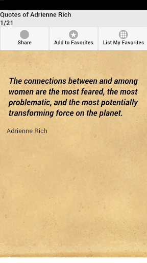 Quotes of Adrienne Rich