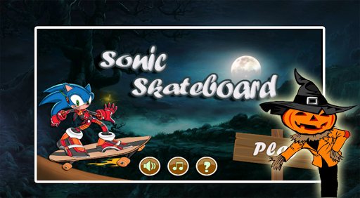 Sonic Run Skateboard FREE