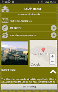 Travel guide Tourapp Granada Screenshots 2