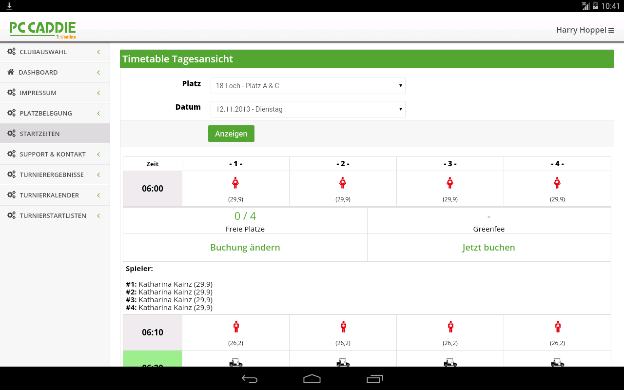 PC CADDIE Golf Club App AndroidApps auf Google Play